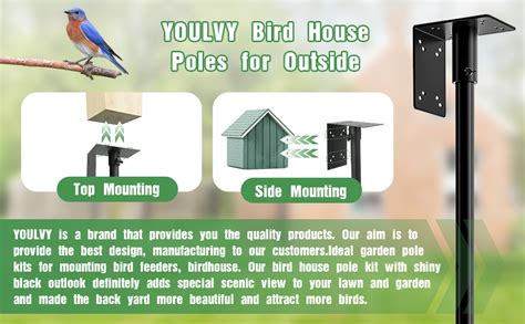 bird house pole mounts